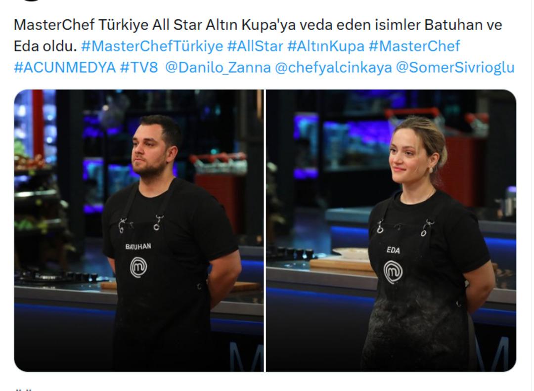 20 Aralık akşamı MasterChef te kim elendi? Elenen iki isim belli oldu 1