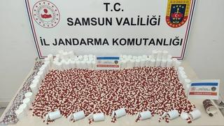 Samsun'da uyuşturucu operasyonu! 7 bin sentetik ecza hapı ele geçirildi