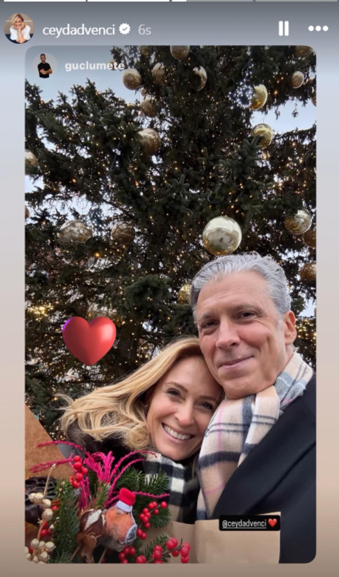 Ceyda D&uuml;venci ve G&uuml;&ccedil;l&uuml; Mete aşkı doludizgin! Yeni poz geldi 1