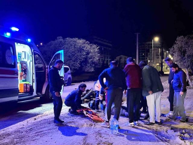 Direksiyon hakimiyetini kaybeden alkoll&uuml; s&uuml;r&uuml;c&uuml; yaralandı 5