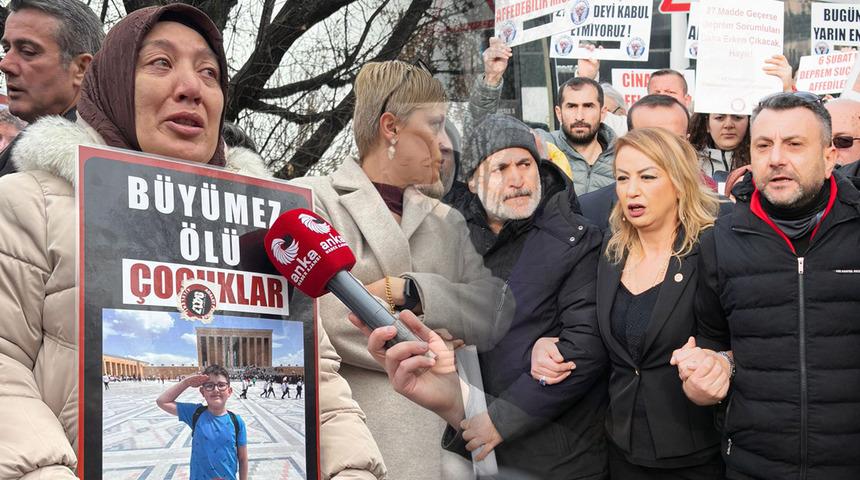 6 Şubat depreminde yakınlarını kaybedenlerden ortak ses: "27. maddeden muaf tutulsunlar", &Ccedil;ocuklarını ve torunlarını kaybeden G&ouml;ksu: "Ancak biz affedebiliriz"