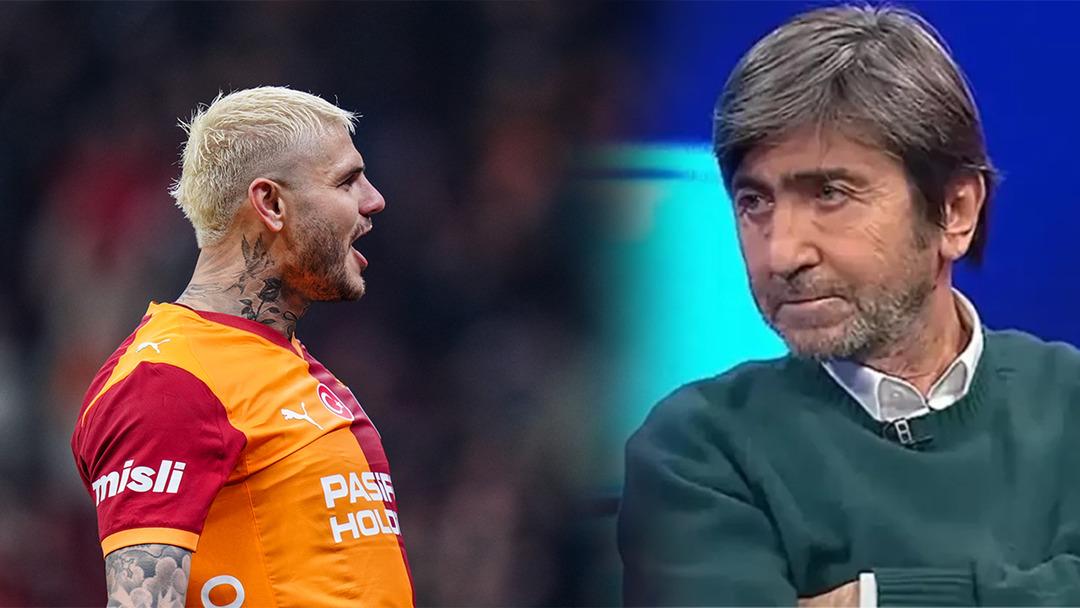Rıdvan Dilmen Icardi i&ccedil;in bombayı patlattı! Ma&ccedil; biter bitmez a&ccedil;ıkladı