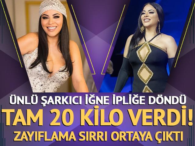 &Uuml;nl&uuml; şarkıcı iğne ipliğe d&ouml;nd&uuml;! Tam 20 kilo verdi
