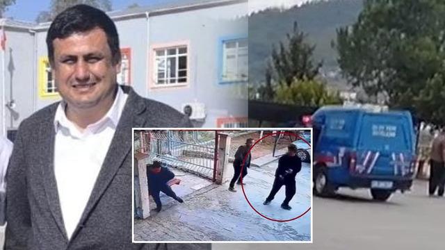 Mersin'de tüfekli dehşet! 12 yaşındaki öğrenci okul müdürünü vurdu: O anlar kamerada