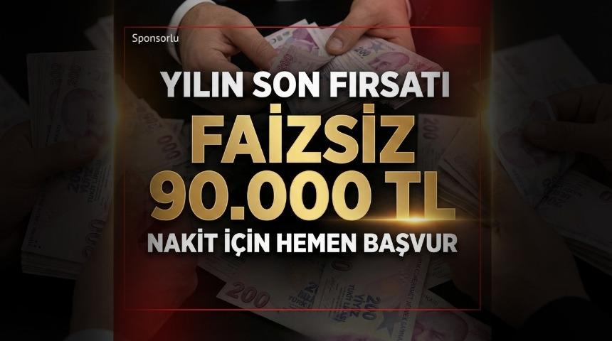 Cebinizi rahatlatacak o fırsat burada! %0 faizli 90.000 TL