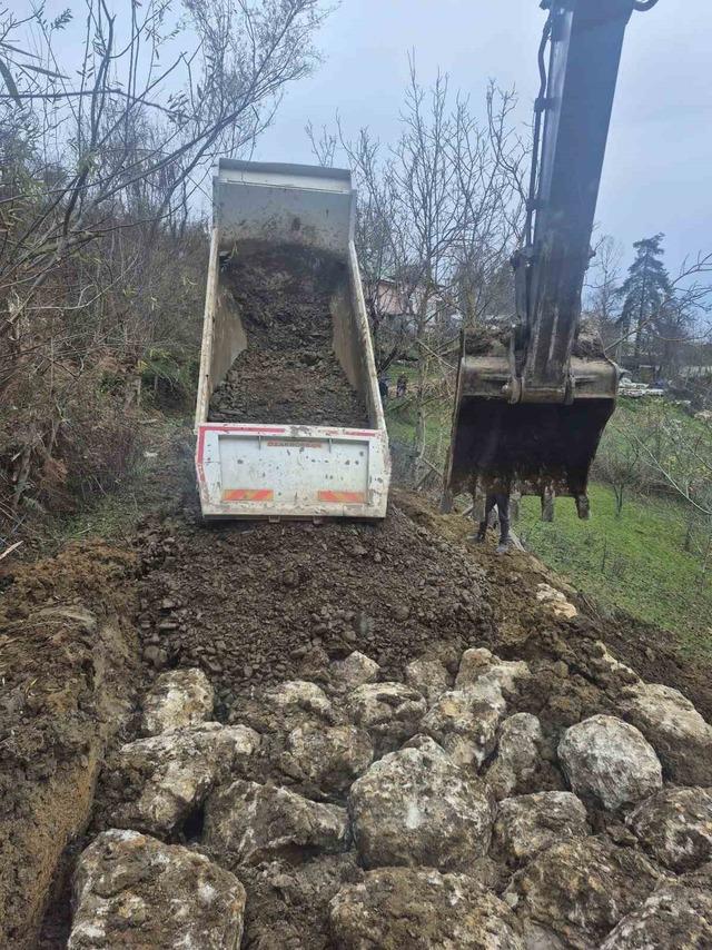 Bartın’da heyelan 2