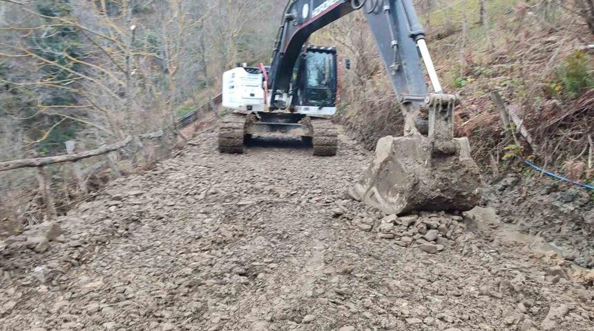 Bartın&rsquo;da heyelan