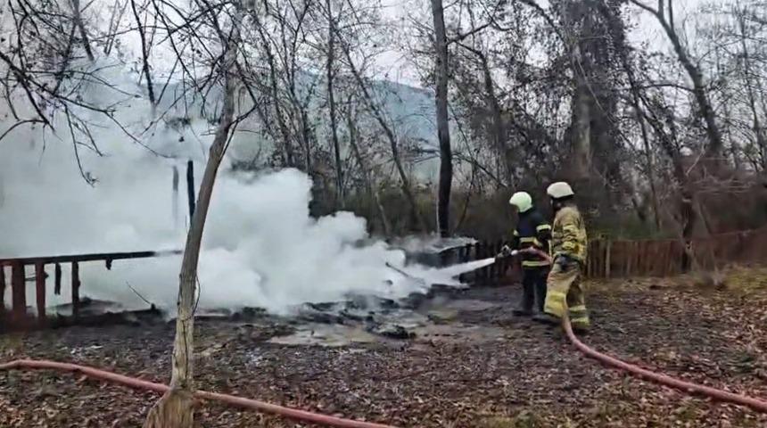 Kamelya yangında k&uuml;le d&ouml;nd&uuml;