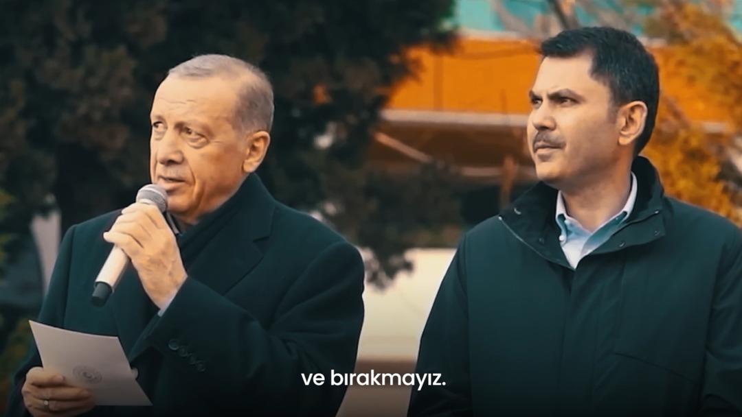 Bakan Kurum dan deprem bölgesi için  Tohum  filmi paylaşımı 6