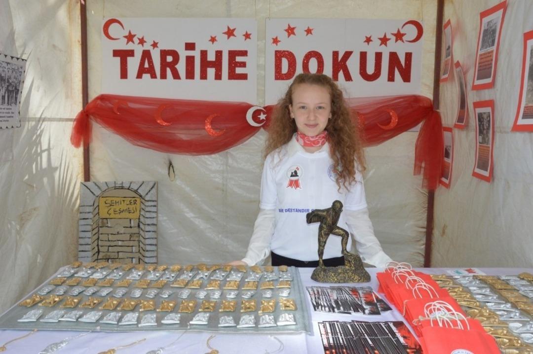 BİLSEM &ouml;ğrencilerinden tarihe dokunuş