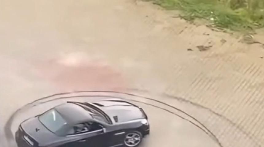 Maltepe&rsquo;de hastane otoparkında "drift" atan şahsa 48 bin lira ceza