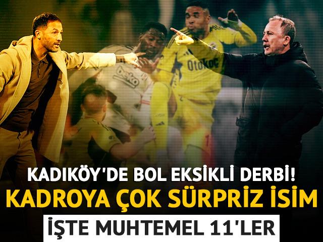 Kadık&ouml;y'de bol eksikli derbi! Kadroya &ccedil;ok s&uuml;rpriz isim