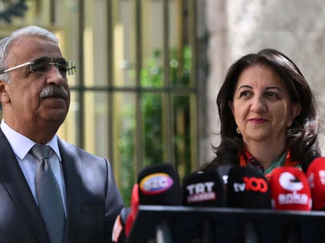 DEM Parti İmralı Heyeti, Bakan Tun&ccedil;'u ziyaret etti