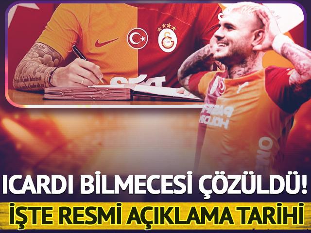 Ve Icardi bilmecesi &ccedil;&ouml;z&uuml;ld&uuml;! İşte resmi a&ccedil;ıklama tarihi