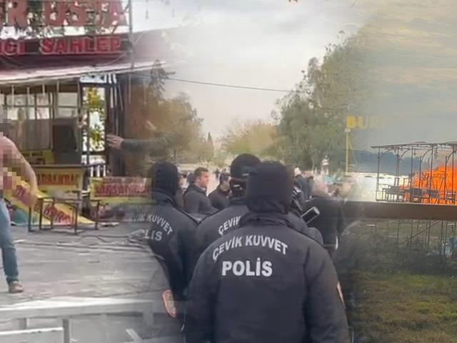 Yer: Adana! Amerikan Adası'nda ka&ccedil;ak işletmeler yıkılıyor