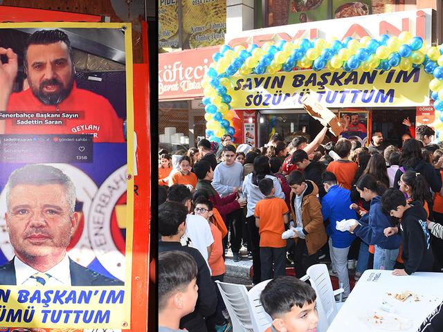 Sadettin Saran'a verdiği s&ouml;z&uuml; b&ouml;yle tuttu!