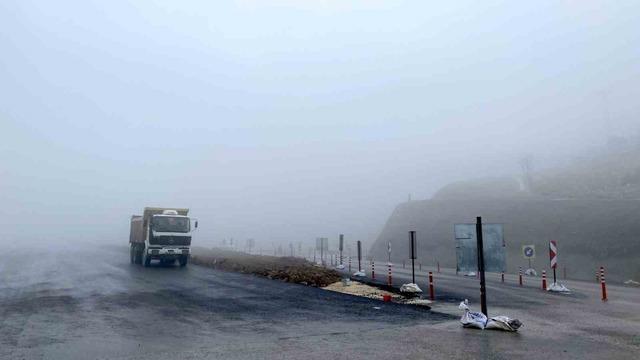 Çorum’da yoğun sis etkili oldu