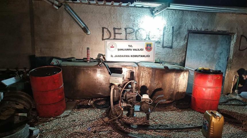 Şanlıurfa&rsquo;da bin 270 litre ka&ccedil;ak akaryakıt ele ge&ccedil;irildi