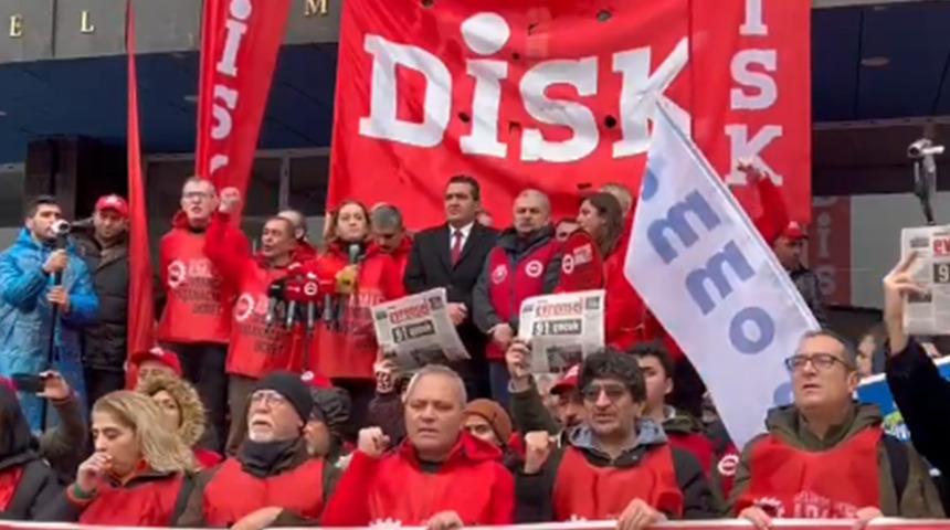 DİSK Başkanı &Ccedil;erkezoğlu'ndan asgari &uuml;cret a&ccedil;ıklaması!