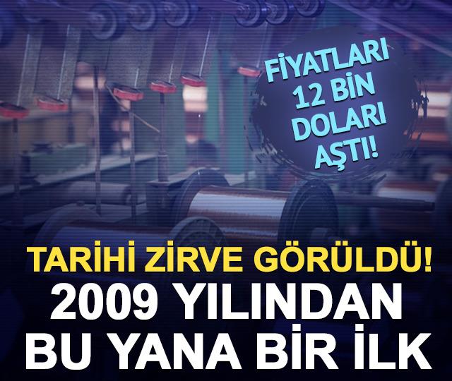 Tarihi zirve g&ouml;r&uuml;ld&uuml;! 2009'dan bu yana bir ilk: Bakır fiyatı 12 bin doları aştı