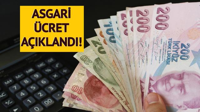2026 asgari &uuml;cret zammı belli oldu