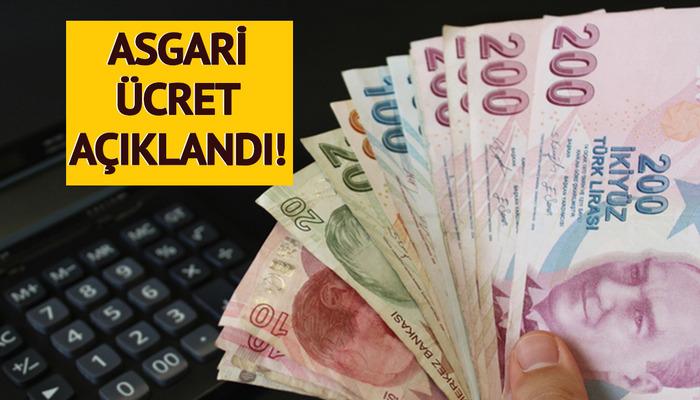 2026 asgari &uuml;cret zammı belli oldu