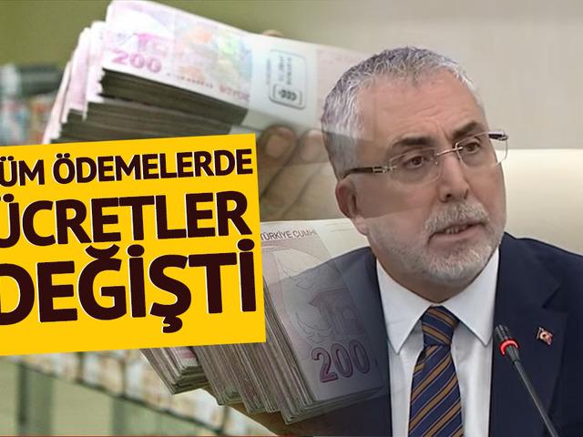 Asgari &uuml;cret belli oldu! T&uuml;m kalemlerin &uuml;creti değişti