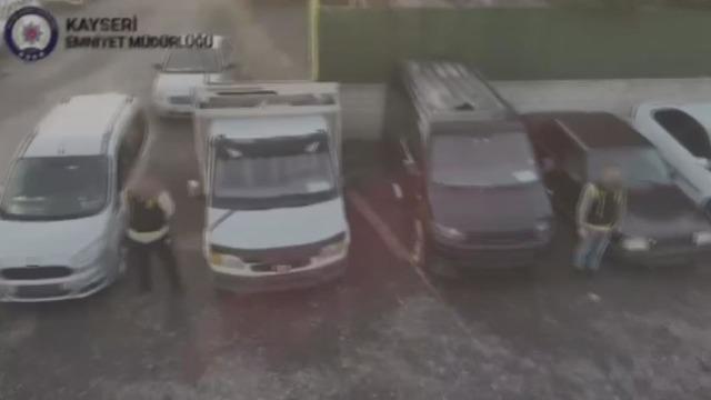 Kayseri'de 21 milyon TL değerinde change araç ele geçirildi