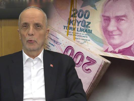 Yeni asgari &uuml;crete T&Uuml;RK-İŞ Başkanı Atalay'dan ilk tepki
