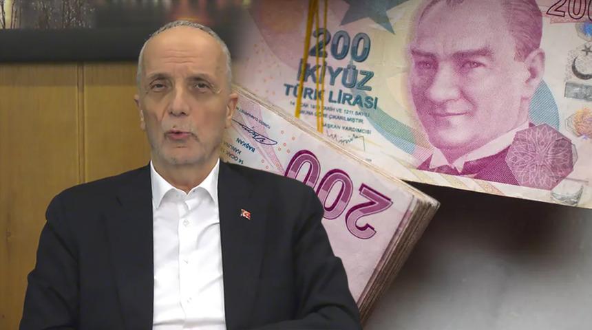 Son dakika | Yeni asgari &uuml;crete T&Uuml;RK-İŞ Başkanı Atalay'dan ilk tepki: "Bu rakamı ne asgari &uuml;cretli ne biz kabul ederiz"