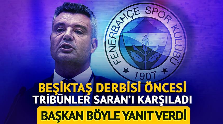 F.Bah&ccedil;e taraftarından derbi &ouml;ncesi Sadettin Saran'a b&uuml;y&uuml;k destek!