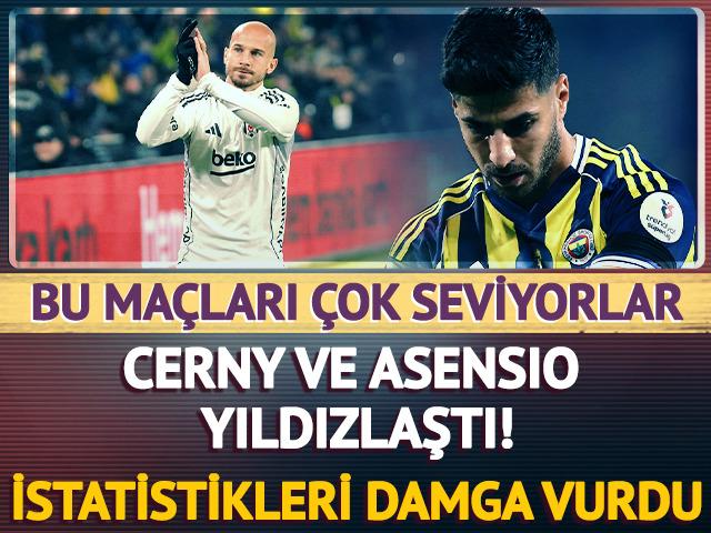 Derbide Cerny ve Asensio ma&ccedil;a damga vurdu! İkili istatistikleriyle parladı