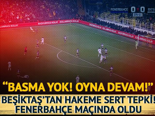 Beşiktaş'tan Orkun K&ouml;k&ccedil;&uuml; pozisyonu i&ccedil;in paylaşım! ''Basma yok! Oyna devam!''