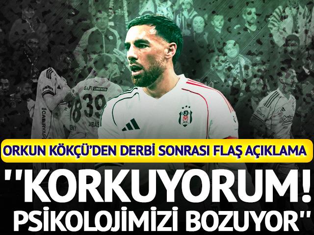 Beşiktaş'ta Orkun K&ouml;k&ccedil;&uuml; isyan etti! ''Korkuyorum, psikolojimizi bozuyor''