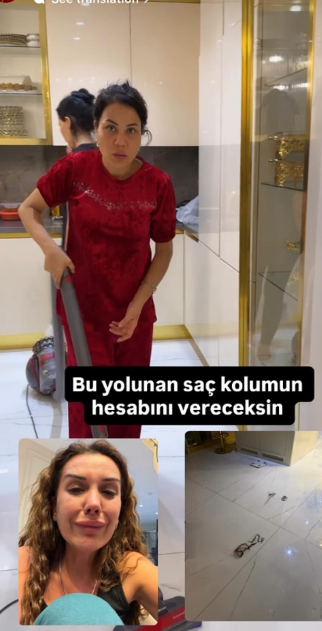 Sıla Doğu Dilan Polat ı d&ouml;vd&uuml;! Sa&ccedil;larını kopardı, kollarını morarttı 1