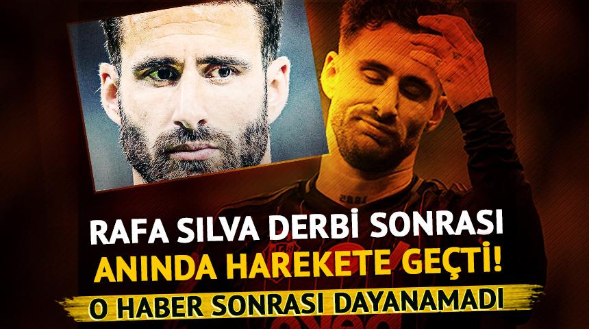 O haberin ardından dayanamadı! Rafa Silva derbi sonrası apar topar harekete ge&ccedil;ti