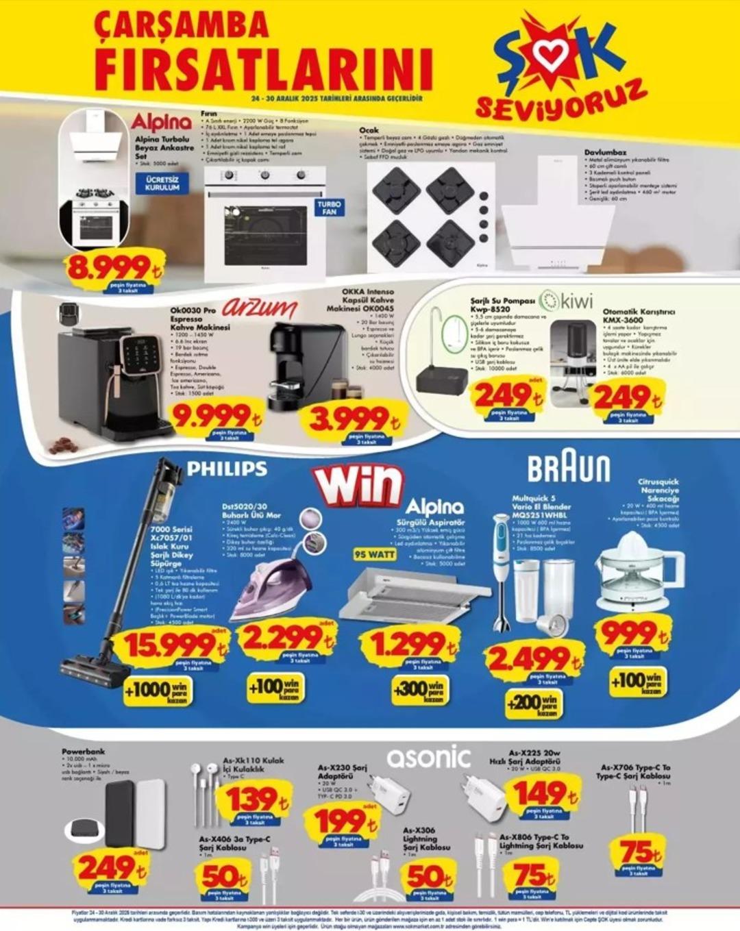 ŞOK a Philips dikey süpürge geliyor! 24 Aralık 2025 ŞOK aktüel katalog yayınlandı! 5