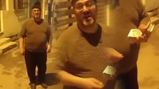 Yolda bulduğu bir deste parayı telaşla arayan sahibine teslim etti, kayda aldı!