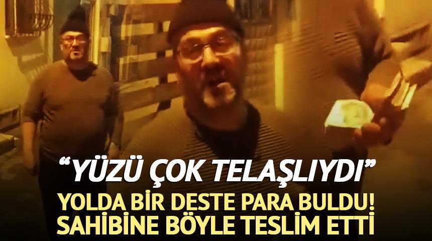 Bir deste parayı telaşla arayan sahibine teslim etti, kayda aldı!