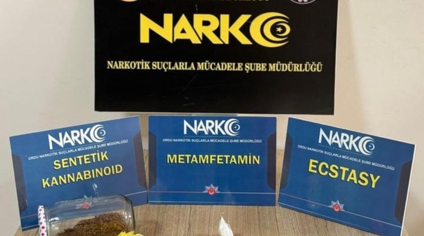 Ordu&rsquo;da uyuşturucu operasyonlarında 1 tutuklama