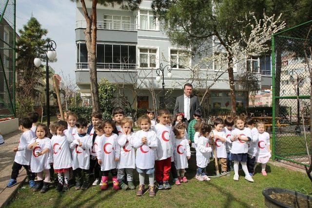 Atakum’da parklara meyve ağacı dikildi