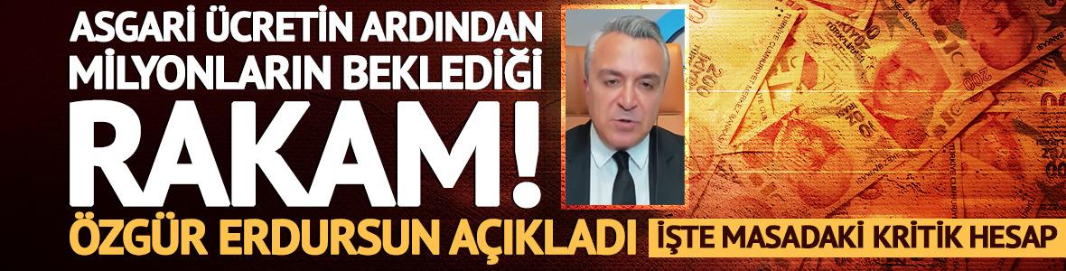 2026 emekli maaş zammı i&ccedil;in kritik hesap! &Ouml;zg&uuml;r Erdursun a&ccedil;ıkladı