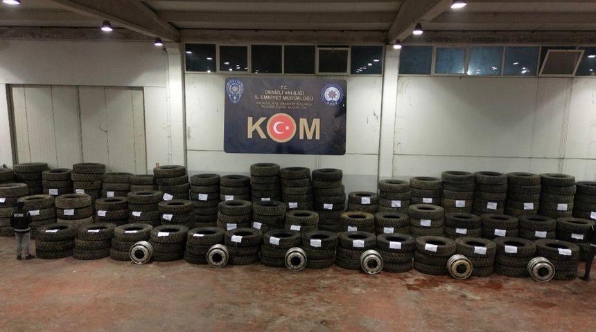 Denizli&rsquo;de piyasa değeri 3 milyon TL olan ka&ccedil;ak mala el konuldu