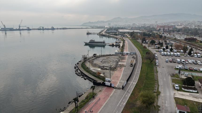 Samsun B&uuml;y&uuml;kşehir'den liman i&ccedil;ine balık restoranı