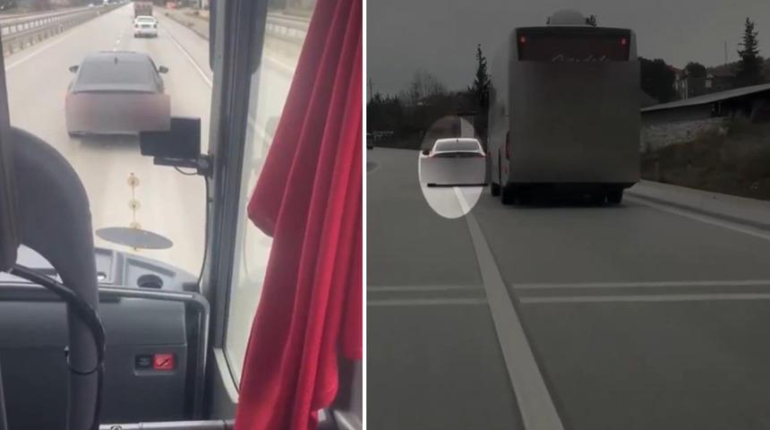 Burdur'da yolcu otob&uuml;s&uuml;n&uuml;n trafik g&uuml;venliğini tehlikeye sokan s&uuml;r&uuml;c&uuml;ye ceza