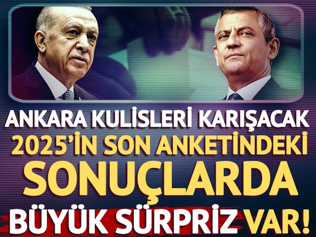 Ankara kulislerini karıştıracak anket! CHP ile AK Parti&rsquo;nin oy oranlarında b&uuml;y&uuml;k s&uuml;rpriz var