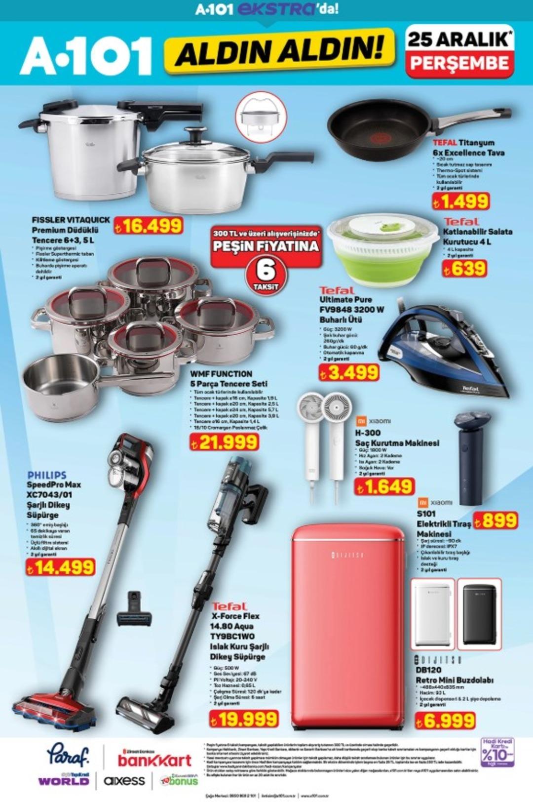 A101 e Philips dikey süpürge geliyor! 25 Aralık 2025 A101 katalog yayınlandı! 13