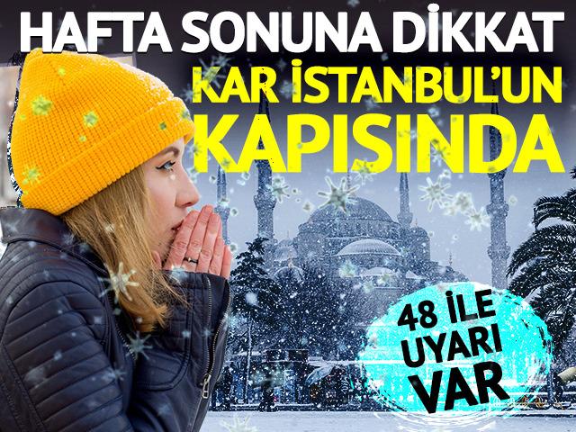 İstanbul'da kar s&uuml;rprizi: 29 Aralık'a dikkat!