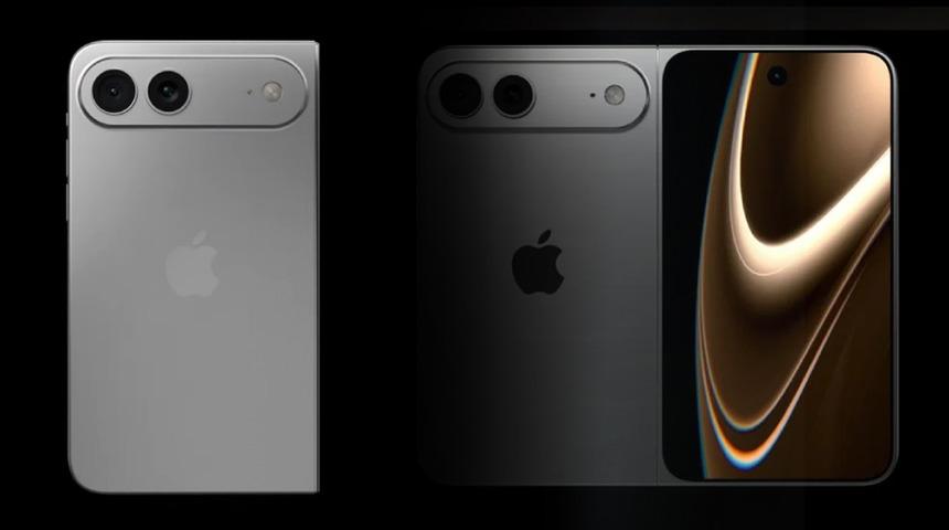 iPhone Fold'un render g&ouml;rselleri ortaya &ccedil;ıktı: İşte detayları ve &ouml;zellikleri!