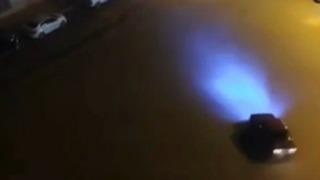 Drift atan sürücüye 49 bin 392 lira ceza